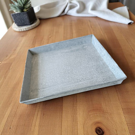 Zinkfad firkantet – 30x30 cm