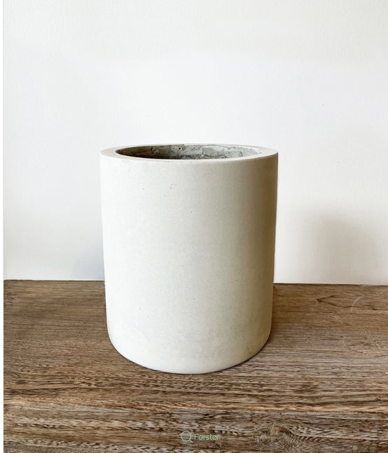 CEMENT Krukke Ø20 x H22 cm – Elegant betonkrukke til planter, ideel til indendørs og udendørs brug.