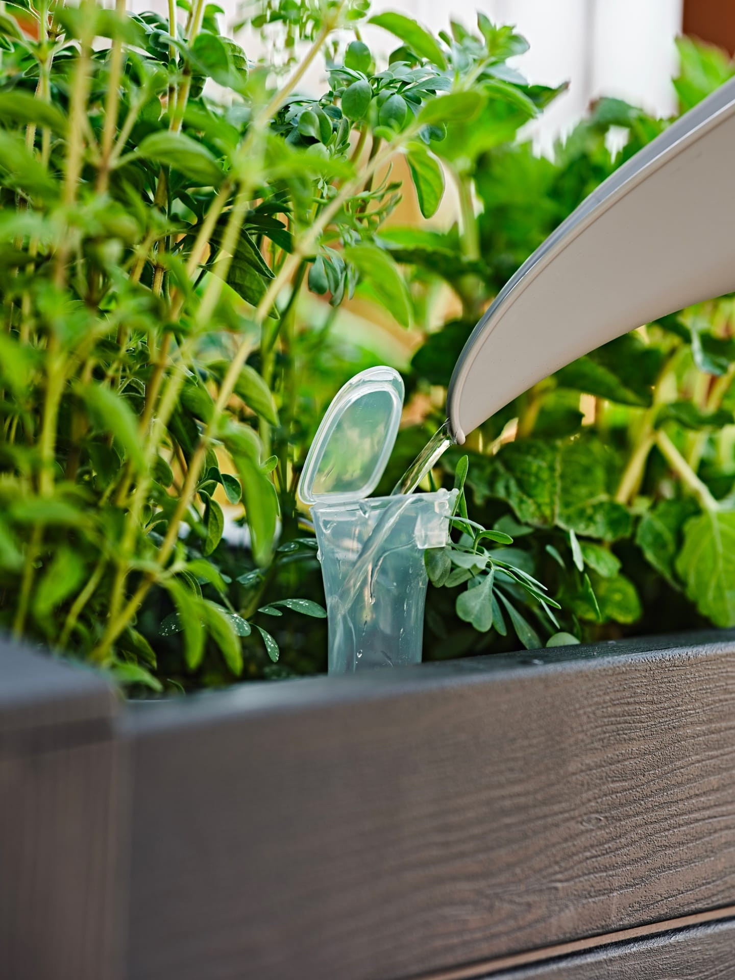 DP Vandstandsmåler 43 cm med tydelig indikatorrør til præcis måling af jordens fugtighed i store potter og plantekummer.