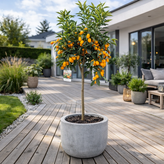 Kumquat (Citrus japonica) i potte Ø24 – ca. 130–150 cm høj