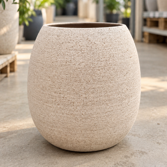 Murano håndlavet italiensk terracotta krukke – Ø24 x H40 cm