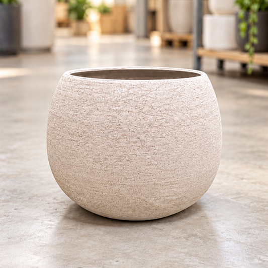 Murano håndlavet italiensk terracotta krukke – Ø28 x H28 cm