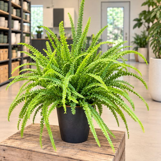 Second Hand Knapbregne – Nephrolepis cordifolia 'Duffii' ca. 60 cm | Genbrugsplante