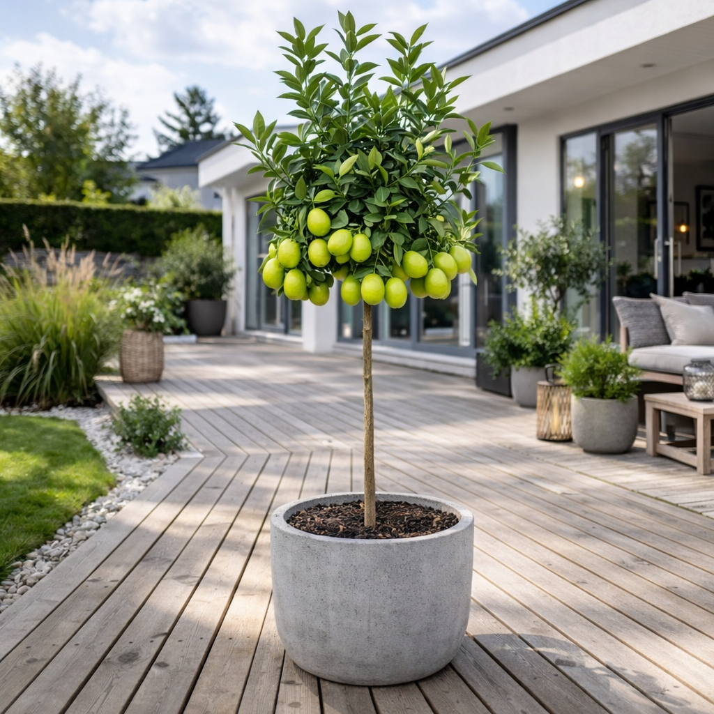 Limequat / Spiselime (Citrus × floridana) i potte Ø24