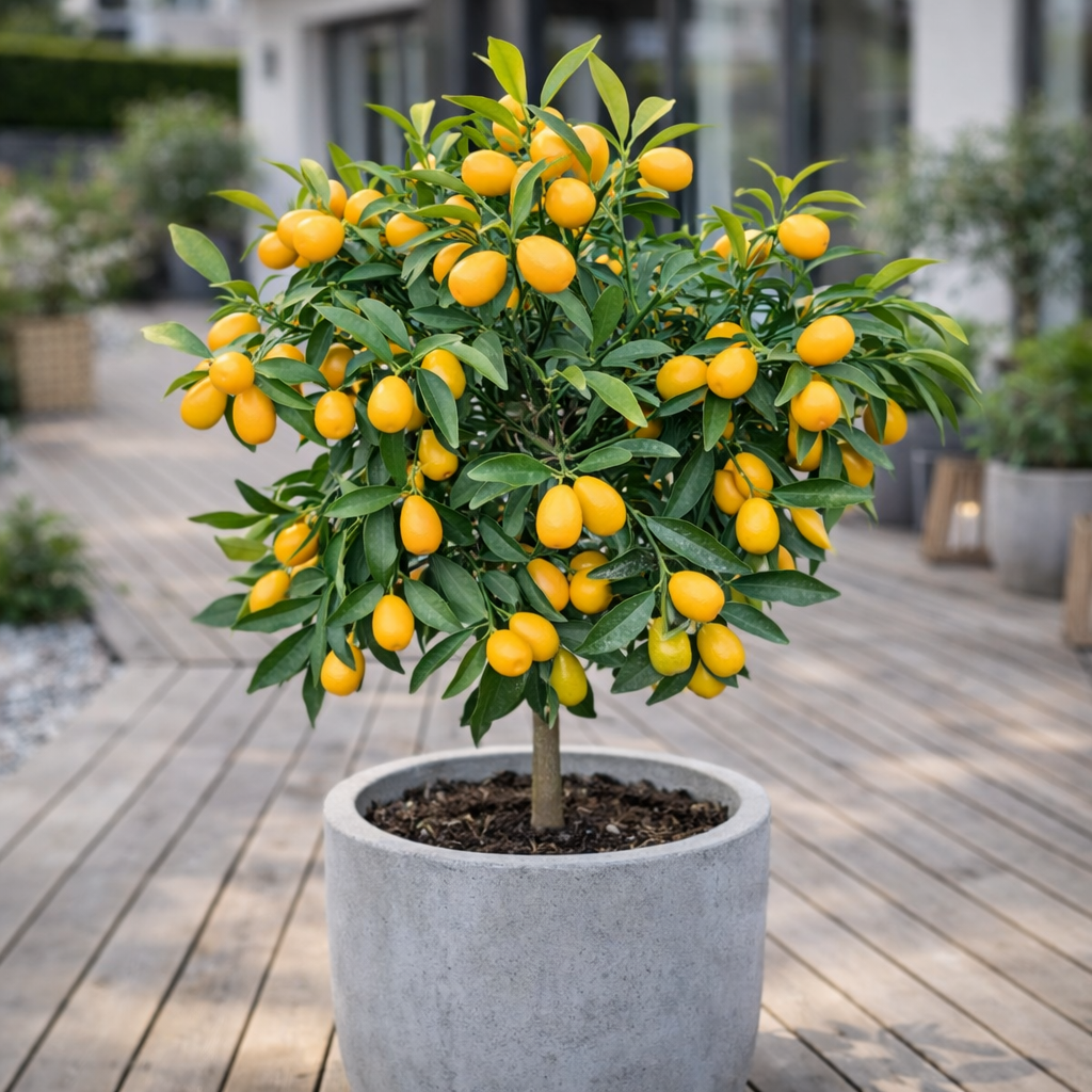 Kumquat (Citrus japonica) i potte Ø24 – ca. 90–120 cm høj