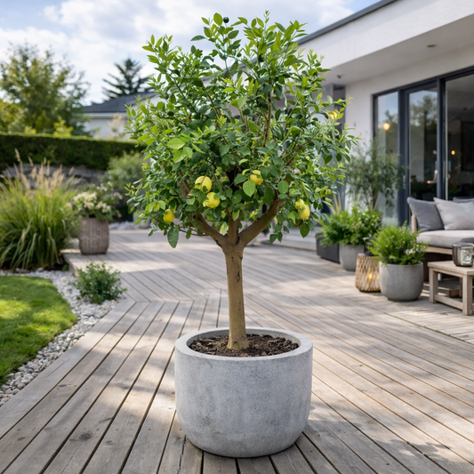 Citrontræ (Citrus limon) i potte Ø65 – 225–275 cm høj