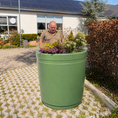 Indlæs billede i gallerivisning, Second Hand Krukke – Lyng, Skimmia, Påskeliljer og Tørrede Græsser

