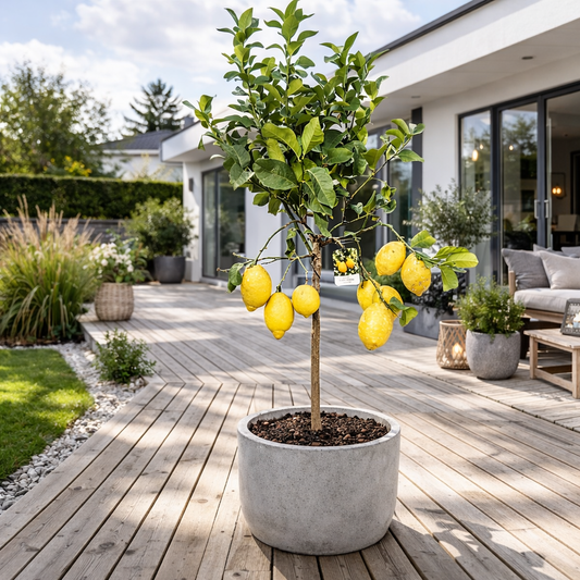 Citrontræ (Citrus limon) i potte Ø24 – 130–150 cm høj