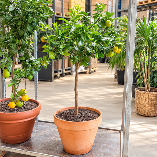 Second Hand Citrustræ på stamme – Citrus ca. 140 cm | Genbrugsplante