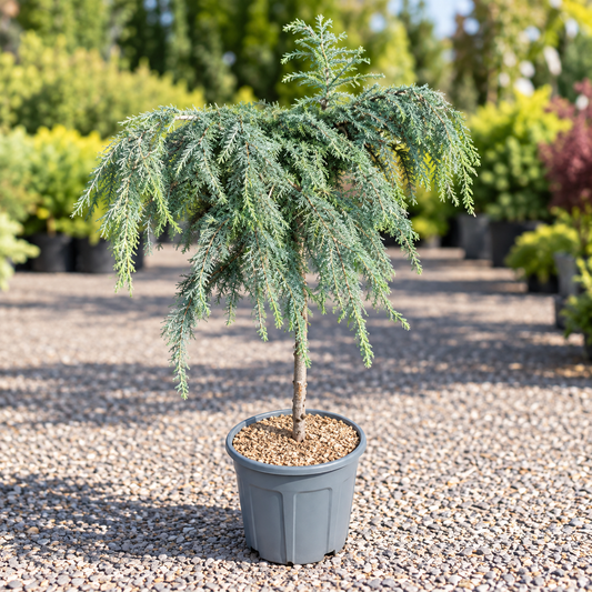 Cedrus deodara ‘Feeling Blue’ på stamme – 130 cm, krone Ø70–80 cm