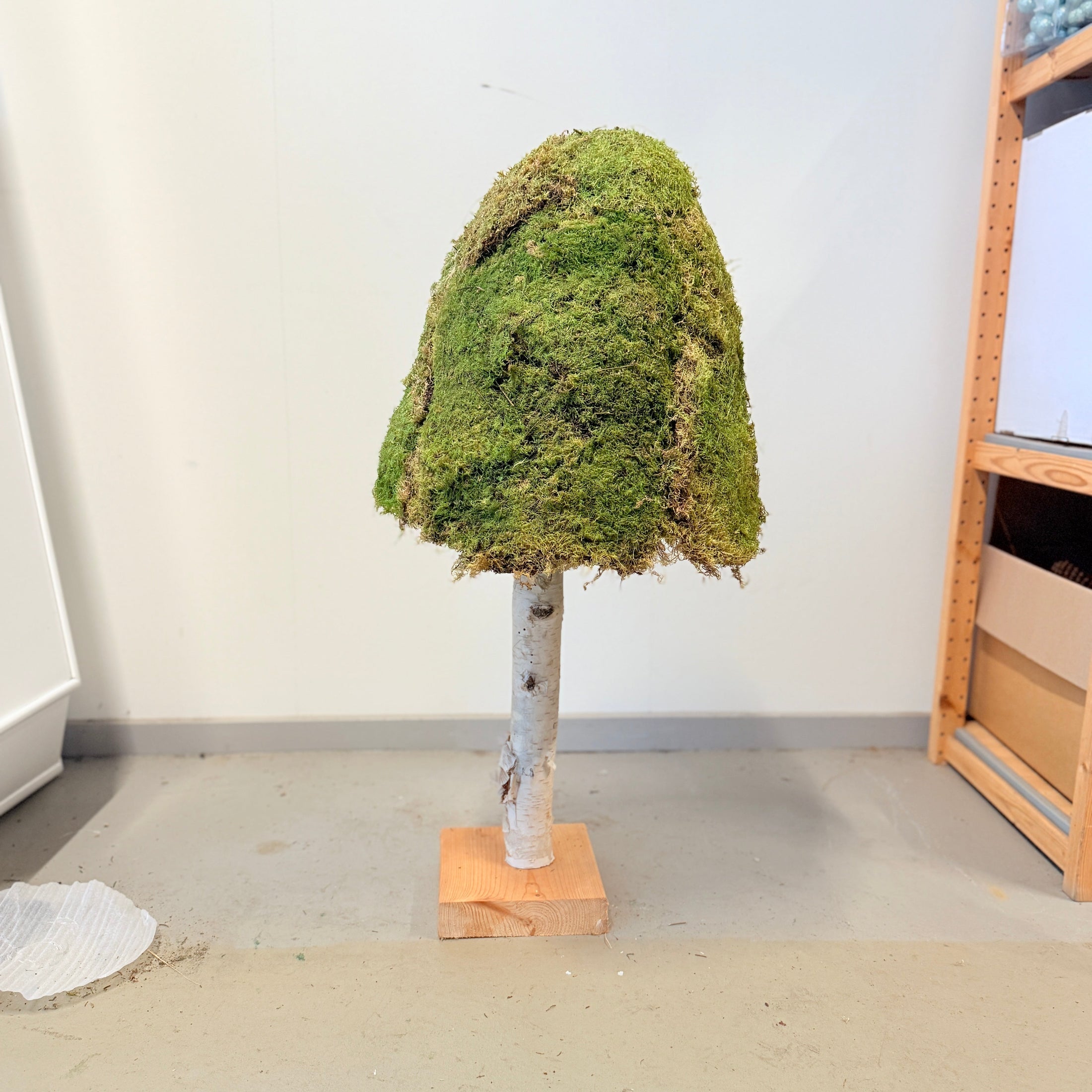 Mos/Birk skulptur – 90 cm