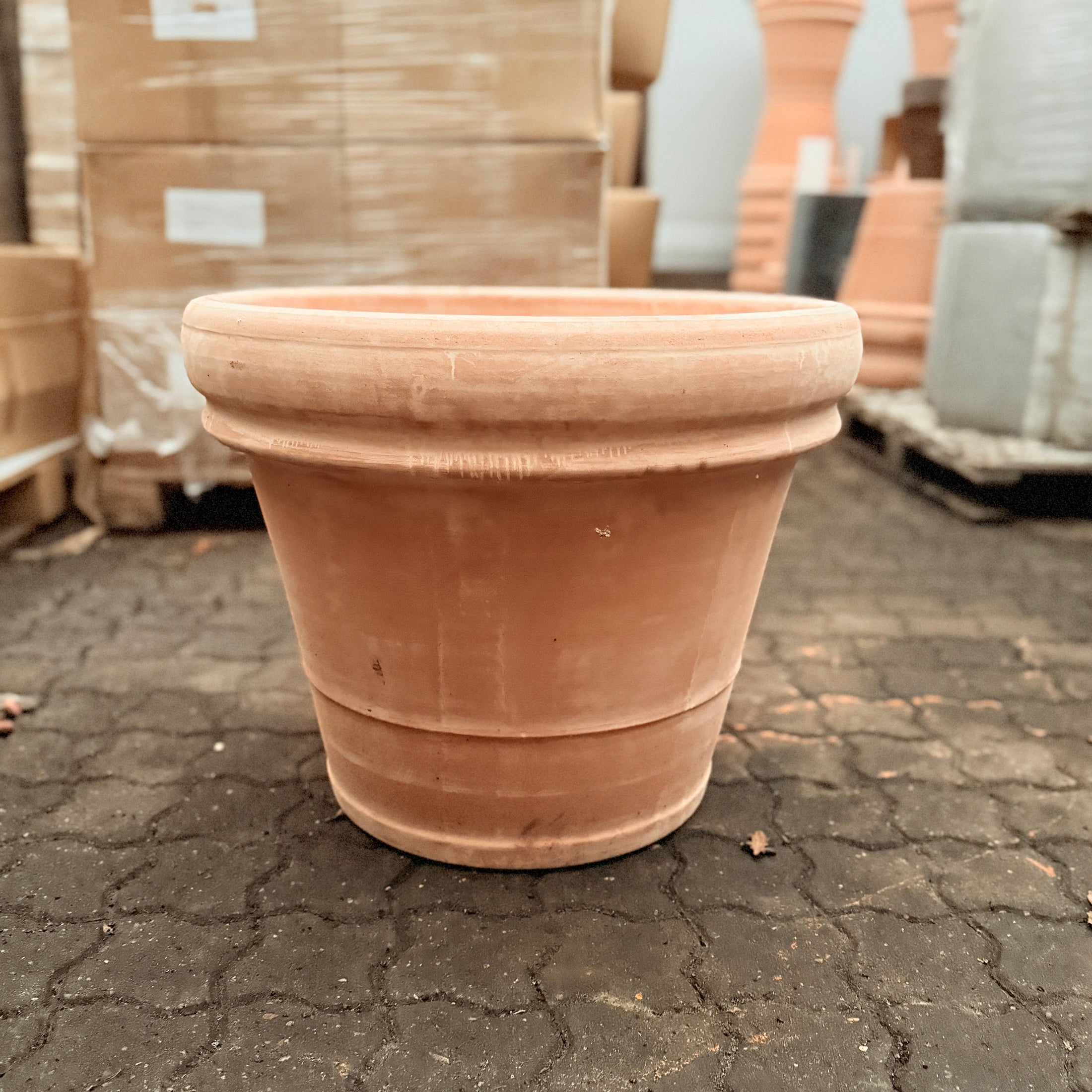 Terracottakrukke Ø58 (H47) – klassisk, håndlavet lerkrukke