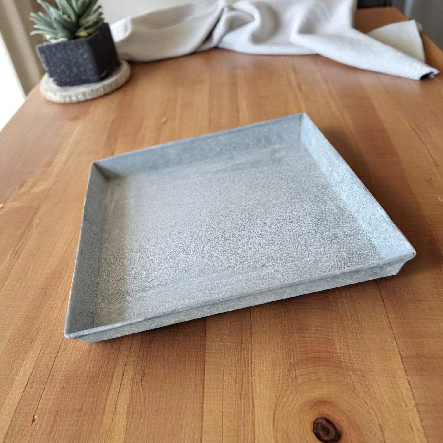 Zinkfad firkantet – 30x30 cm