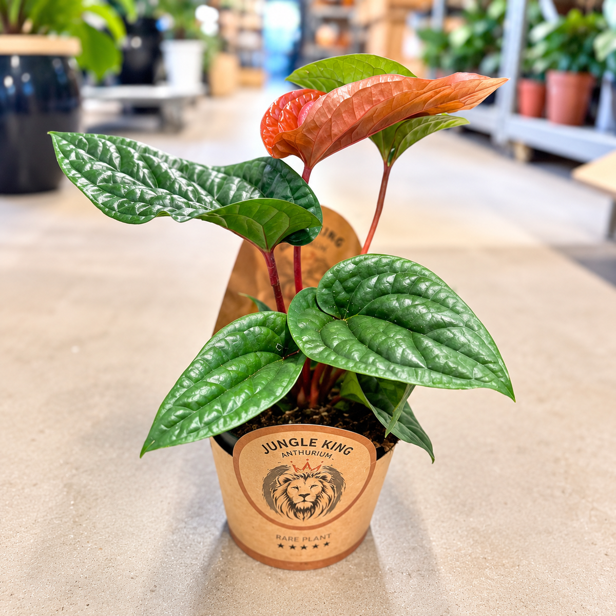 Anthurium ‘Jungle King’ 30 cm – tropisk bladplante