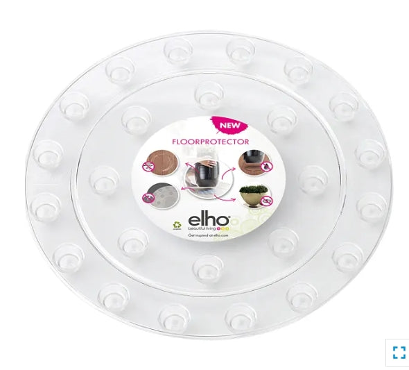 Glideplade / beskyttelsesplade Ø43 cm Sort